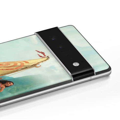 Disney Moana and Maui Set Sail Google Pixel 6 Pro Skin